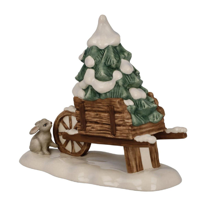 Goebel Winterwald Schubkarre - Figur
