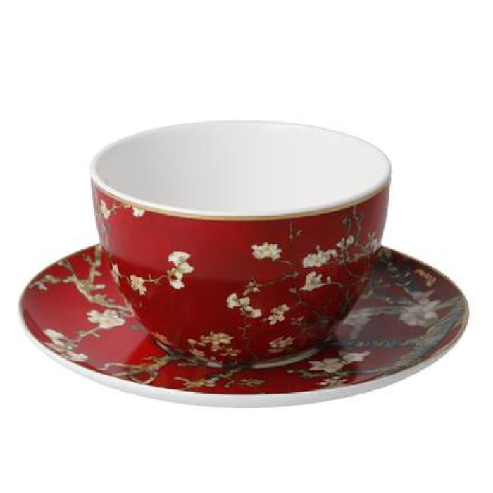 Goebel Vincent van Gogh  - Mandelbaum Rot - Tee-/ Cappuccinotasse