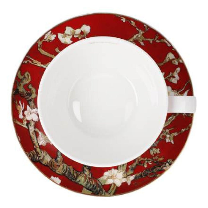 Goebel Vincent van Gogh  - Mandelbaum Rot - Tee-/ Cappuccinotasse