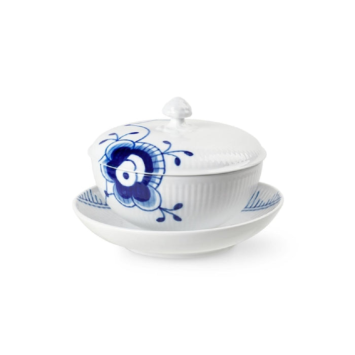 Royal Copenhagen Servierschüssel mit Deckel und Untertasse 38cl