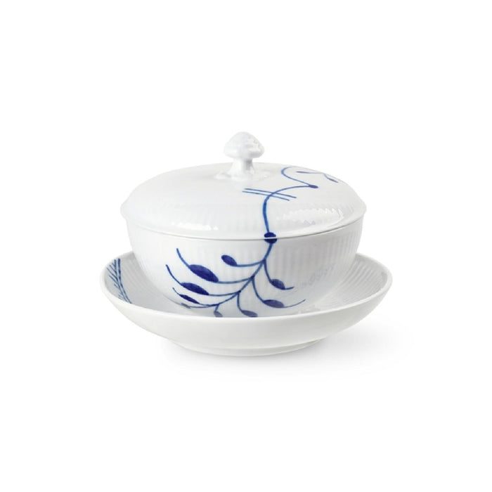 Royal Copenhagen Servierschüssel mit Deckel und Untertasse 38cl
