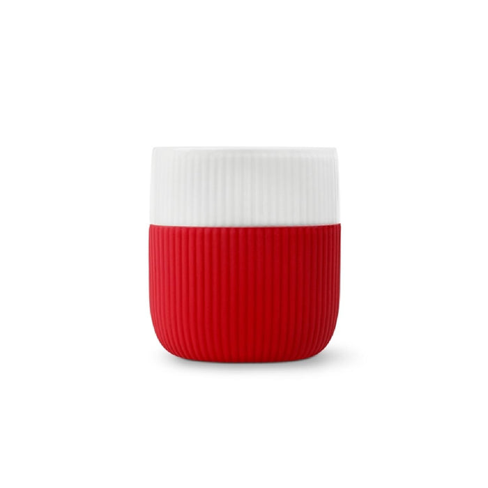Royal Copenhagen Fluted Contrast Kaffeebecher - Crimson - 33 cl