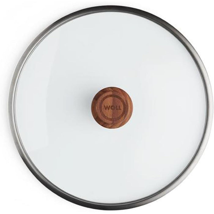 Woll, WOLL EcoLogic Sicherheitsglasdeckel Ø 20 cm mit Holz-Deckelknopf und Umverpackung