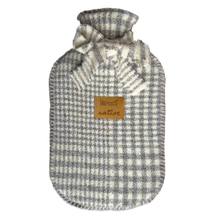 Eagle Products Wärmflasche Arthur - native, 23x35 cm, mittelgrau, weiß