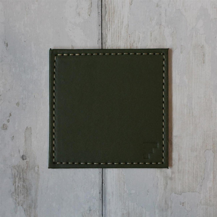 FREEFORM DUO - Untersetzer Olive/Elfenbein, 4er Set