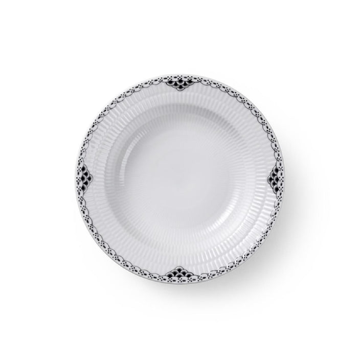 Royal Copenhagen Black Lace Tiefer Teller 21 cm