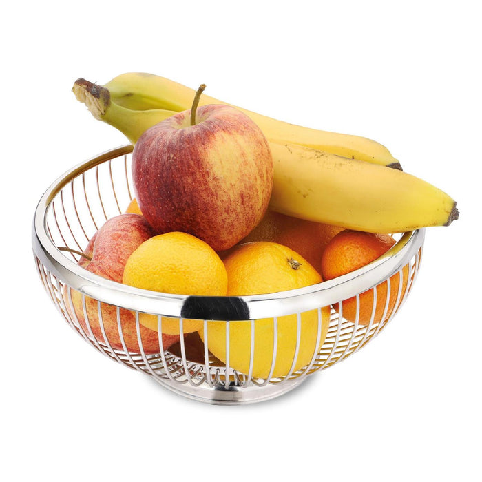 Weis Brot-/Obstkorb aus Edelstahl Ø 17,5 cm