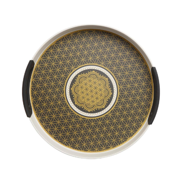 Goebel Yin Yang Lotus - Blume des Lebens - Tablett