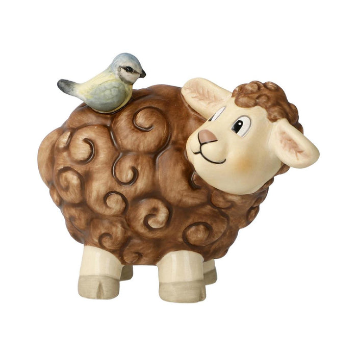 Goebel Weihnachtsmann Schaf Dolly - Figur