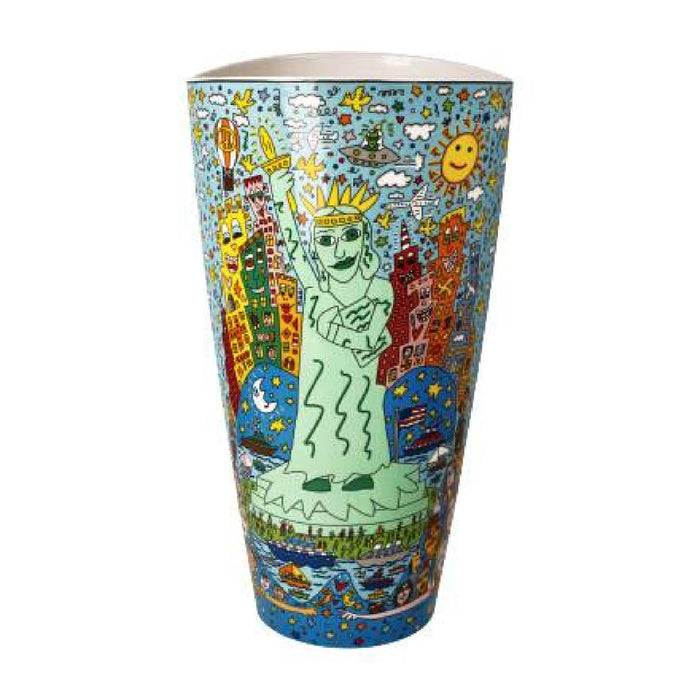 Goebel Rizzi The Big Apple on Liberty Vase