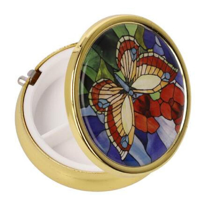 Goebel Louis Comfort Tiffany  - Schmetterlinge - Pillendose