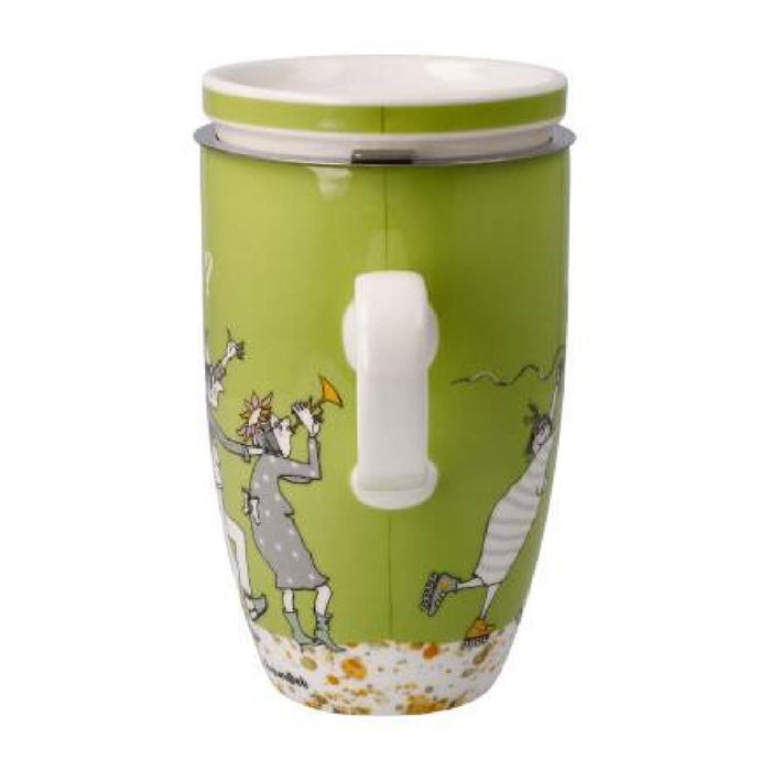 Goebel Freundlieb - Das beste Alter Teetasse mit Deckel und Sieb