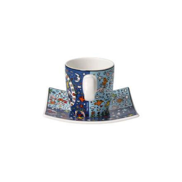 Goebel James Rizzi Give Peace a Chance Espressotasse