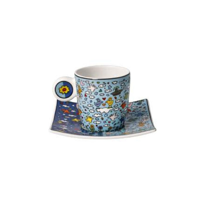 Goebel James Rizzi Give Peace a Chance Espressotasse