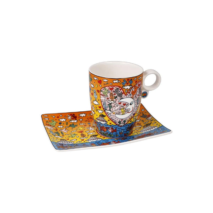 Goebel James Rizzi The Romance of the Sea Künstlertasse mit Untertasse