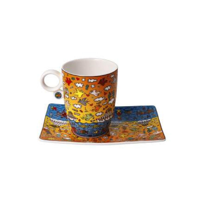 Goebel James Rizzi The Romance of the Sea Künstlertasse mit Untertasse
