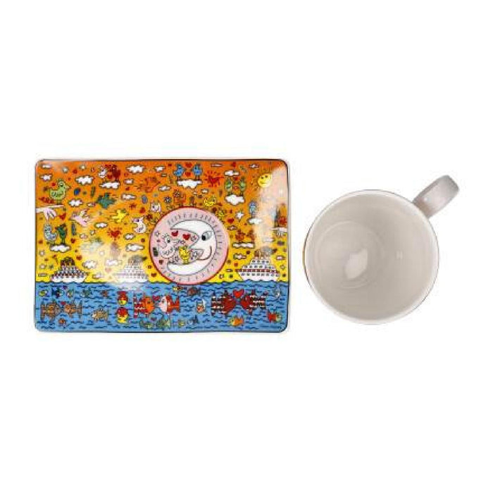 Goebel James Rizzi The Romance of the Sea Künstlertasse mit Untertasse