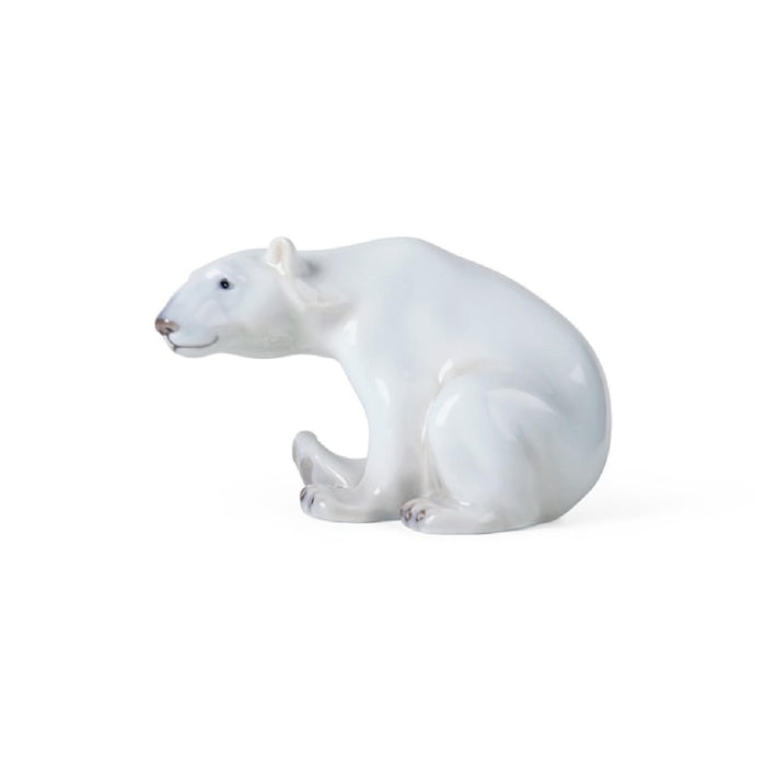 Royal Copenhagen Eisbär Polar Bear Sitting H12cm