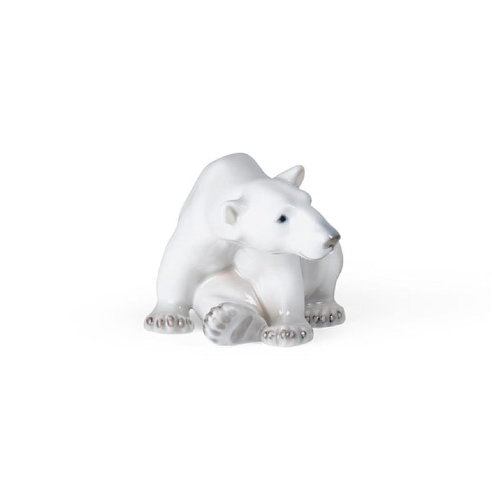 Royal Copenhagen Eisbär Polar Bear Sitting H12cm
