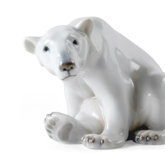 Royal Copenhagen Eisbär Polar Bear Sitting H12cm
