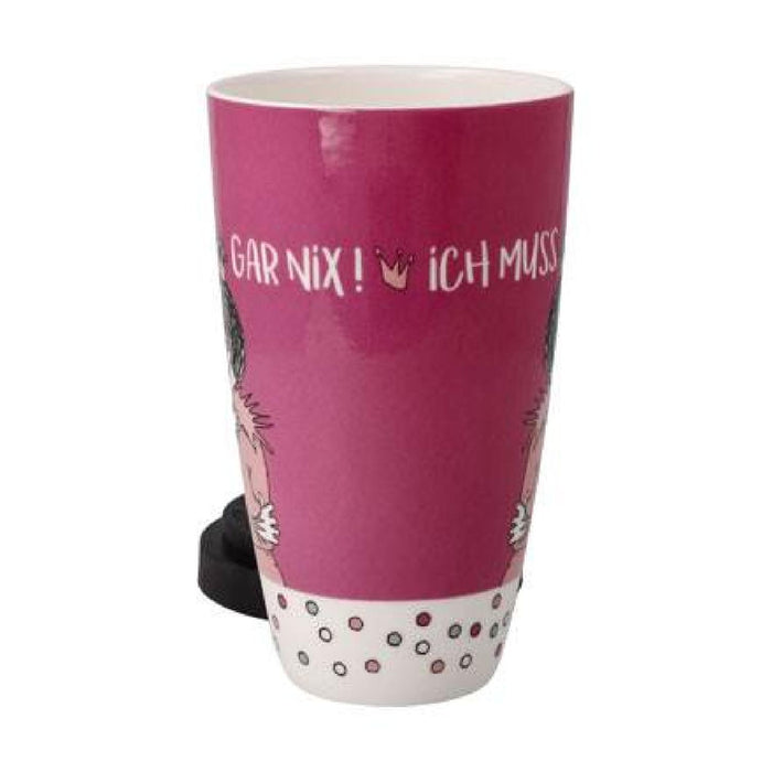 Goebel Barbara Freundlieb - Ich muss gar nix - Künstlertasse mit Deckel
