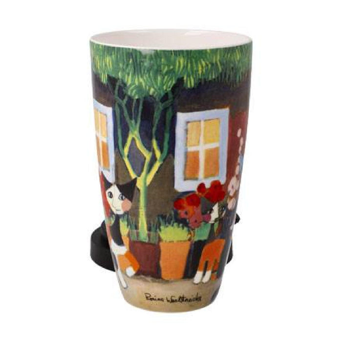 Goebel Wachtmeister-Una bellissima giornata Künstlertasse mit Deckel