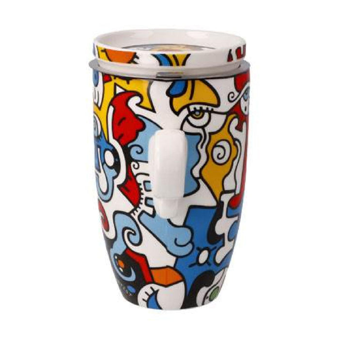 Goebel Billy the Artist - Evolution of Love I - Teetasse mit Deckel und Sieb