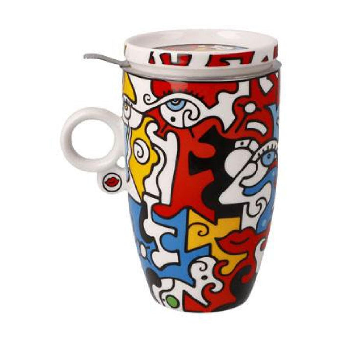 Goebel Billy the Artist - Evolution of Love I - Teetasse mit Deckel und Sieb