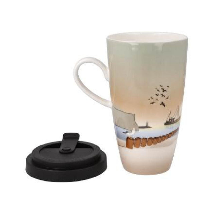 Goebel Sunset Mood Künstlertasse mit Deckel