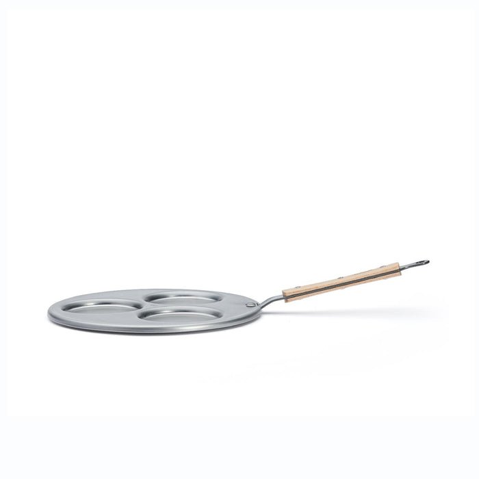 De Buyer PFANNE 3 BLINIS MINERAL B BOIS Ø 27CM