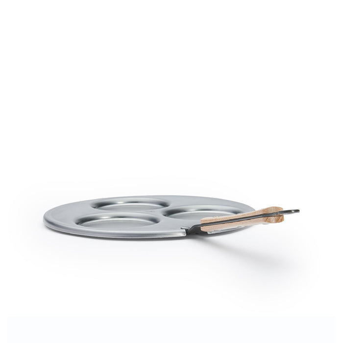 De Buyer PFANNE 3 BLINIS MINERAL B BOIS Ø 27CM