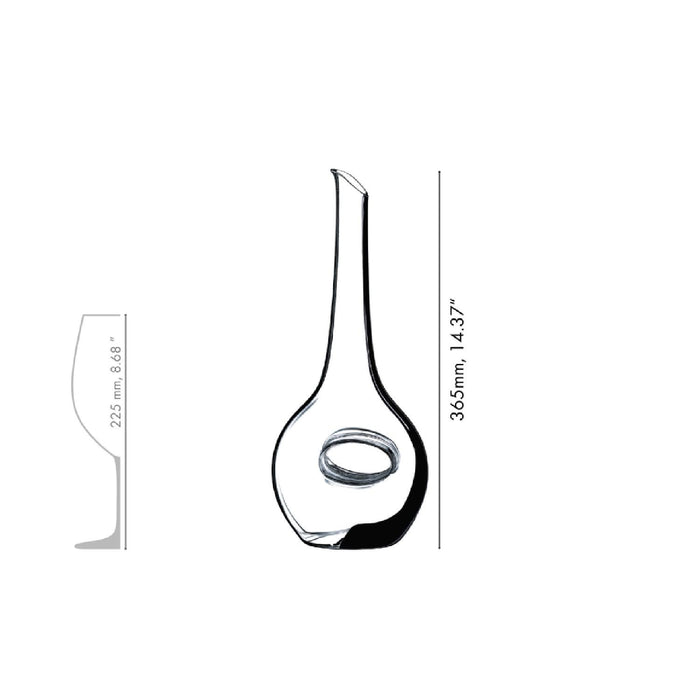 RIEDEL Black Tie Occhio Nero Dekanter