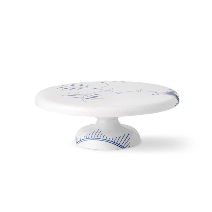Royal Copenhagen Blue Fluted Mega Teller auf Fuß 29,5cm