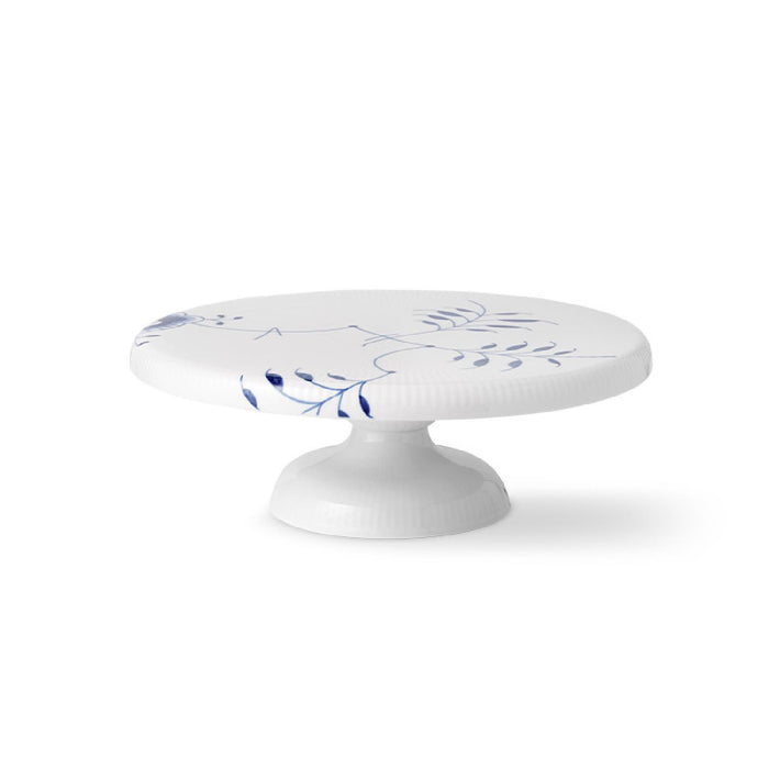 Royal Copenhagen Blue Fluted Mega Teller auf Fuß 29,5cm