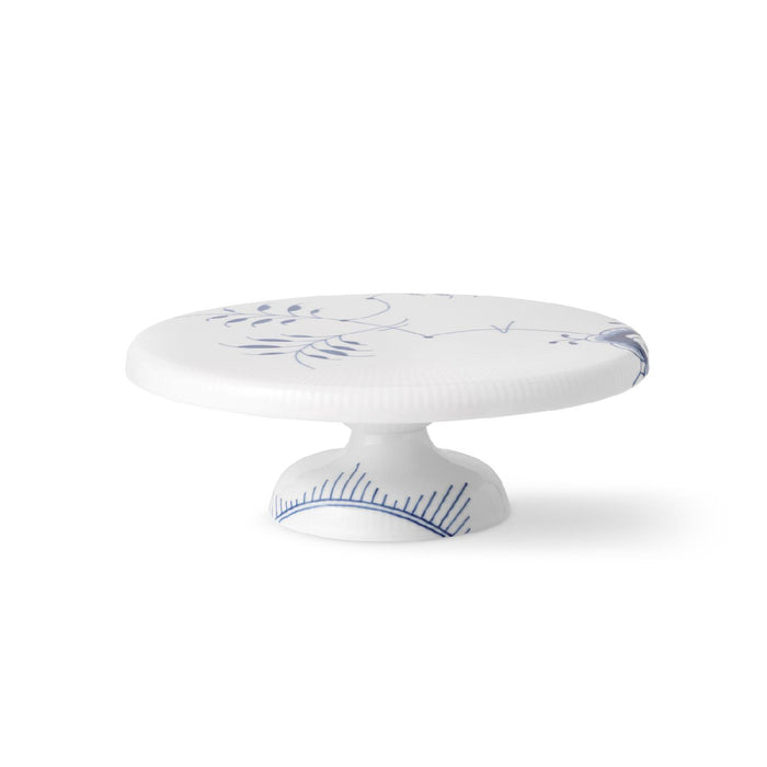 Royal Copenhagen Blue Fluted Mega Teller auf Fuß 29,5cm