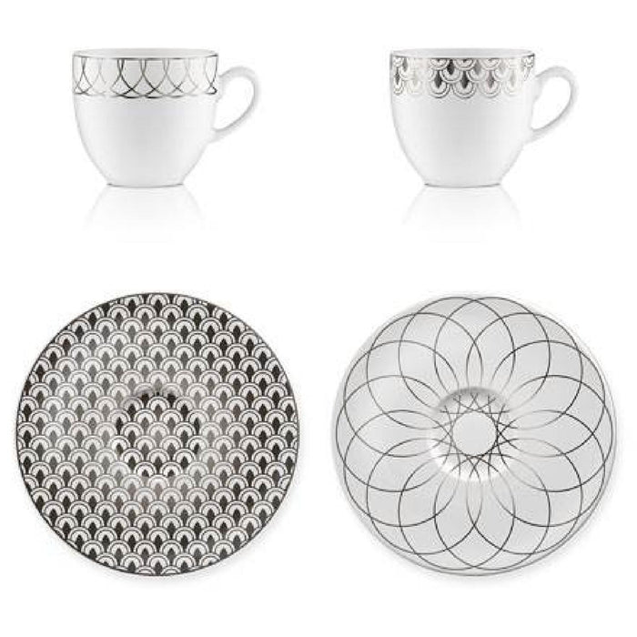 Goebel First.Platin Kaffeetassen Set