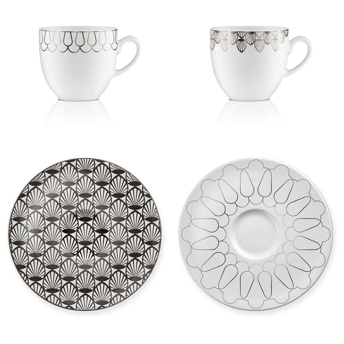 Goebel First.Platin Kaffeetassen Set