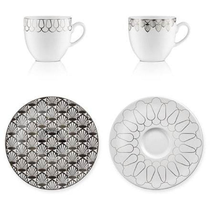 Goebel First.Platin Kaffeetassen Set