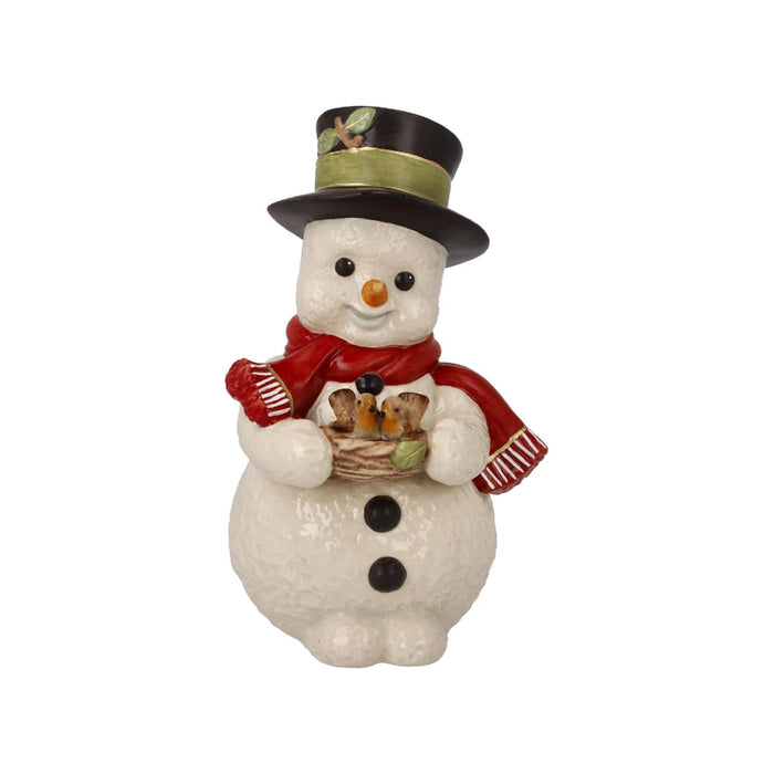 Goebel Schneemann - Zwitscherndes Vogelpaar Figur