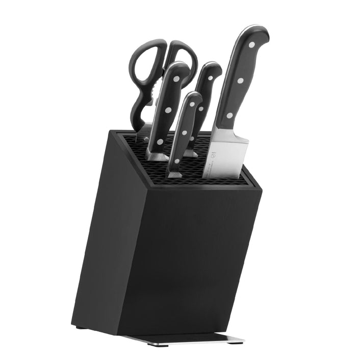WMF Spitzenklasse Plus Messerset mit FlexTec Messerblock, 6-teilig