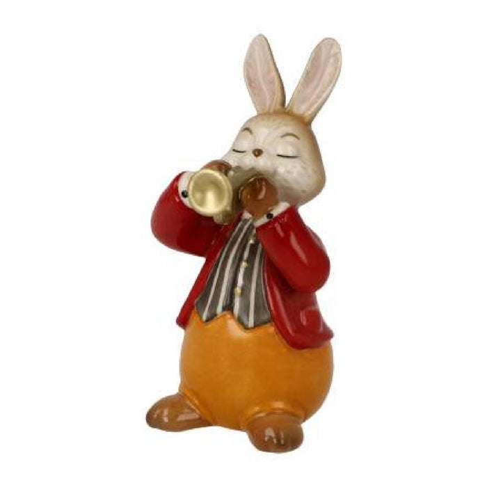 Goebel Hase - Eifriger Trompeter Figur