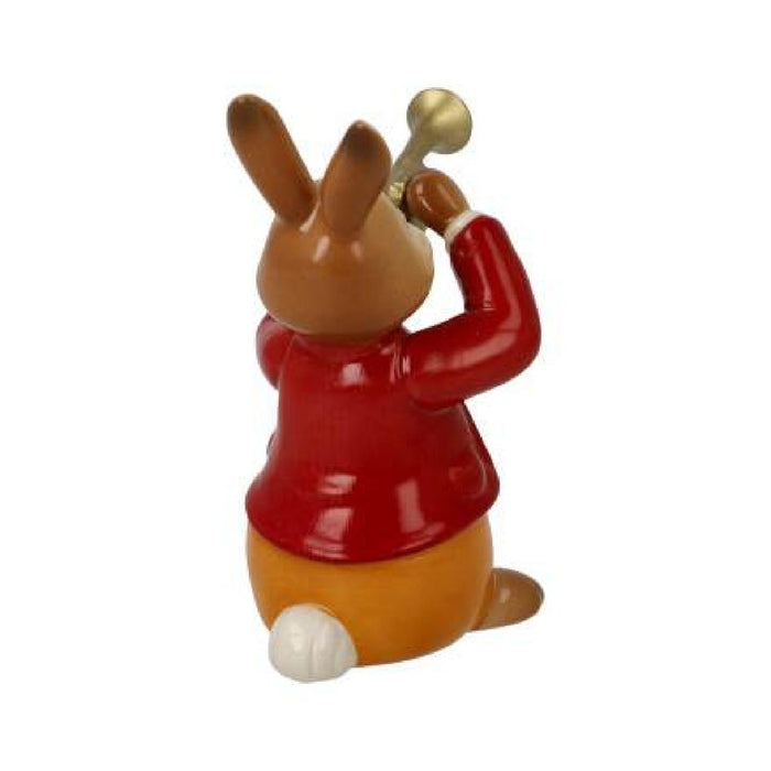 Goebel Hase - Eifriger Trompeter Figur