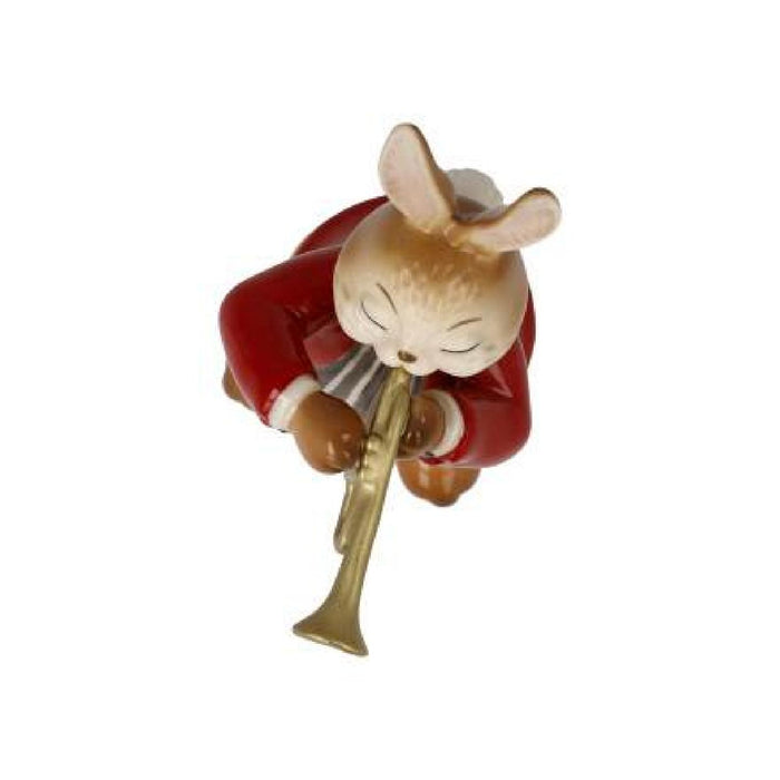 Goebel Hase - Eifriger Trompeter Figur