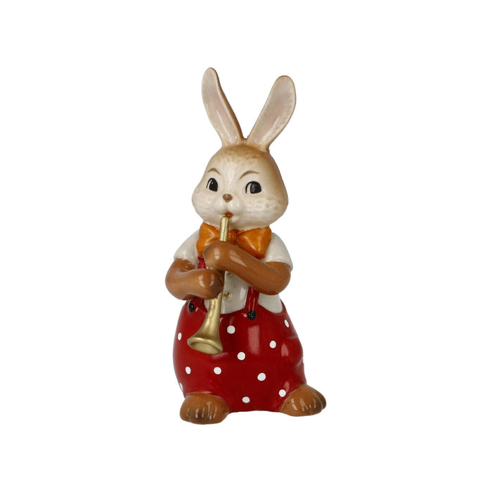 Goebel Hase - Süßer Flötenspieler Figur