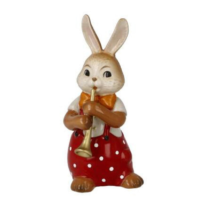 Goebel Hase - Süßer Flötenspieler Figur