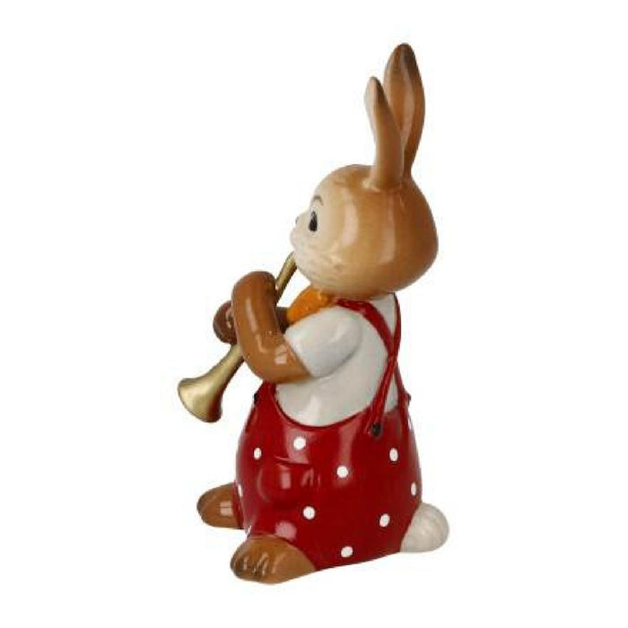 Goebel Hase - Süßer Flötenspieler Figur