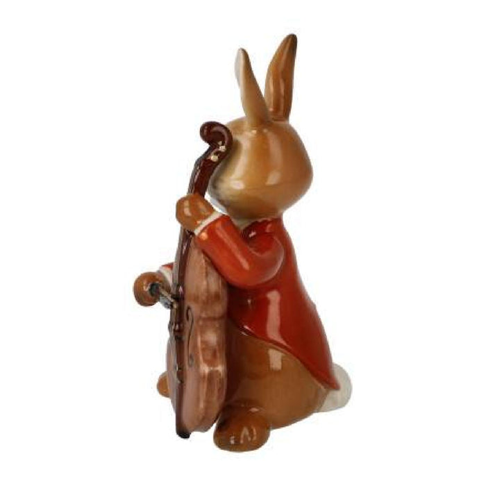 Goebel Hase - Fröhlicher Bassist Figur