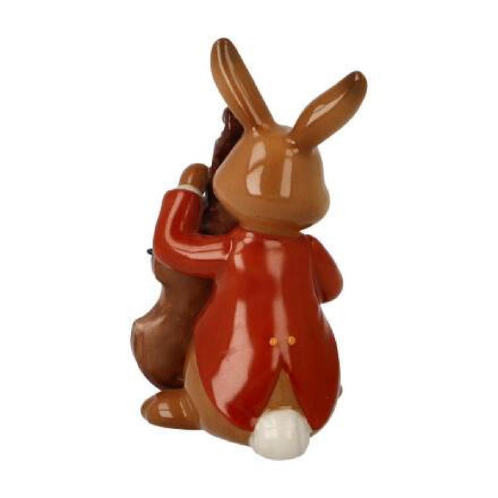 Goebel Hase - Fröhlicher Bassist Figur