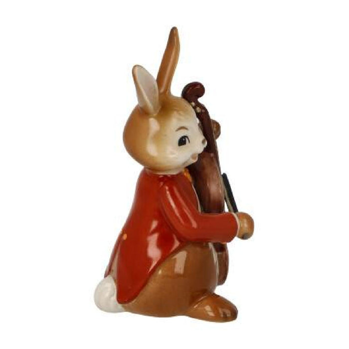 Goebel Hase - Fröhlicher Bassist Figur