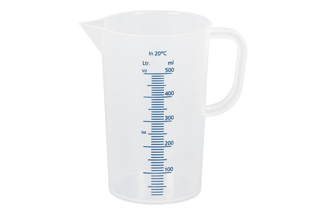 Messbecher 0,5l transparent